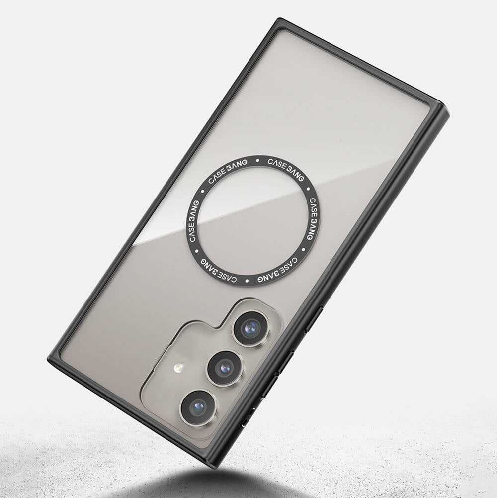 Casebang Body Frame Galaxy S24 M-safe Şarj Özellikli Kılıf Casebang Body Frame Galaxy S24 M-safe Şarj Özellikli Kılıf